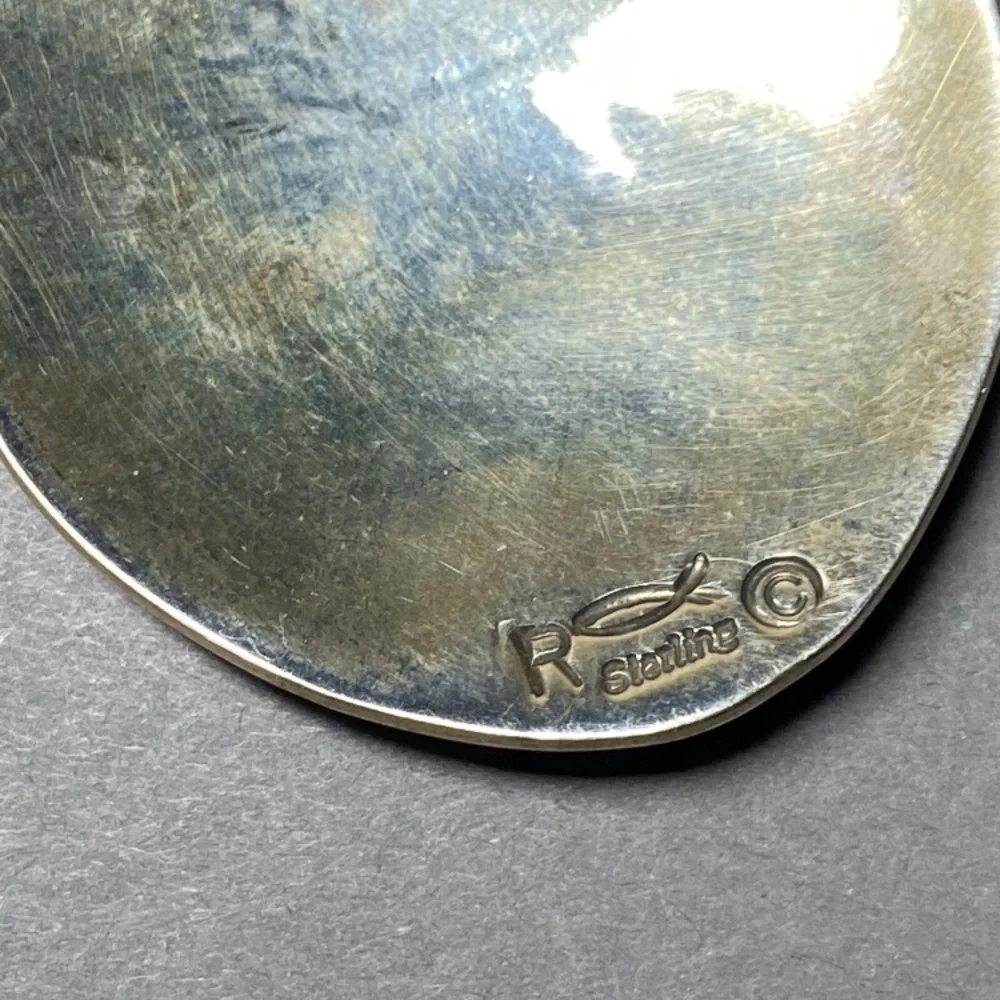 Navajo Roger John Story Of Christ Story Teller Sterling Silver pendant - Picture 3 of 5